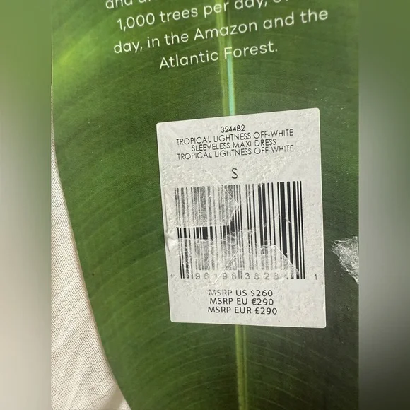 Farm Rio Tropical Lightness Floral Cotton Maxi Dress - Picture 13 of 15